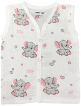 Muslin Button Jabla 1 Pcs For New Born Babies - EKJB0025